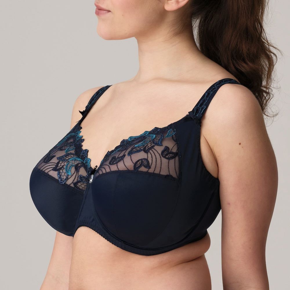 Deauville Plus size bh I - J - k skål velvet blue